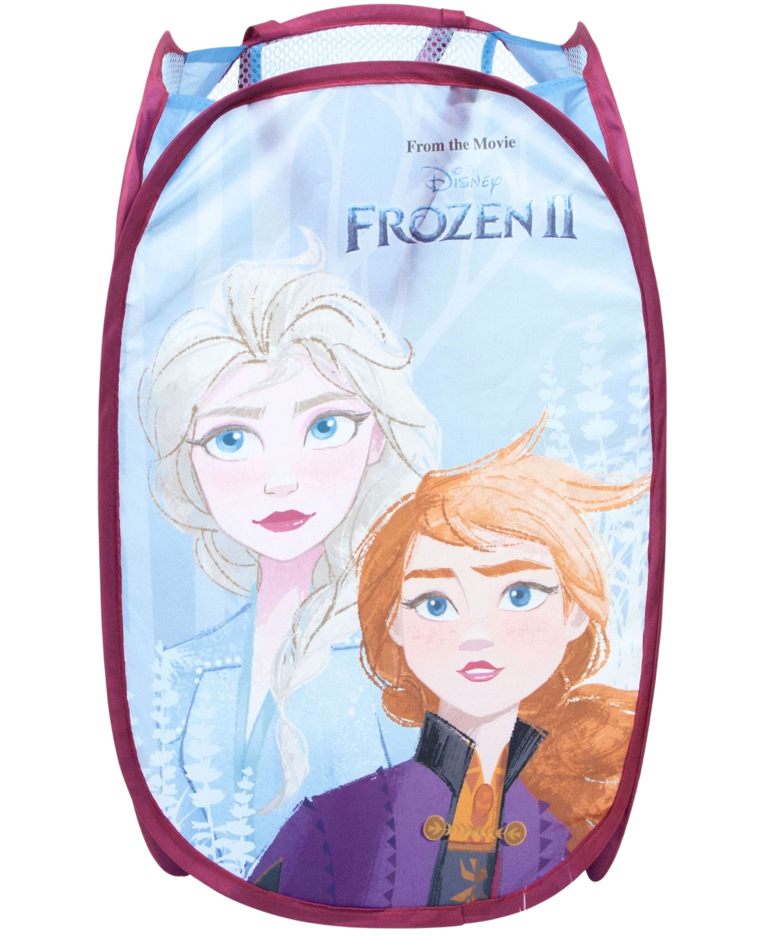 Disney Frozen Aufbewahrungskorb Elsa & Anna, Kinder Pop-Up Korb - Spielzeugkorb 36x36x58 cm