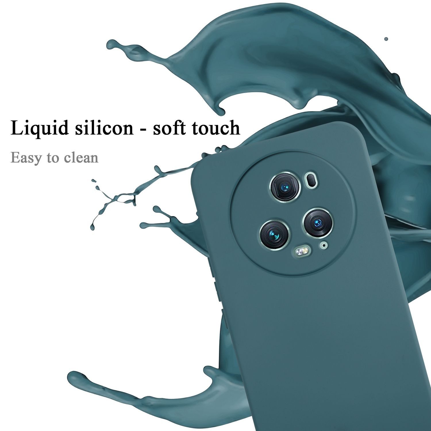 Cadorabo Handyhülle für Honor Magic 5 Pro Hülle Honor Magic 5 Pro, Flexible Hülle TPU Silikon Schutzhülle Back Cover Case