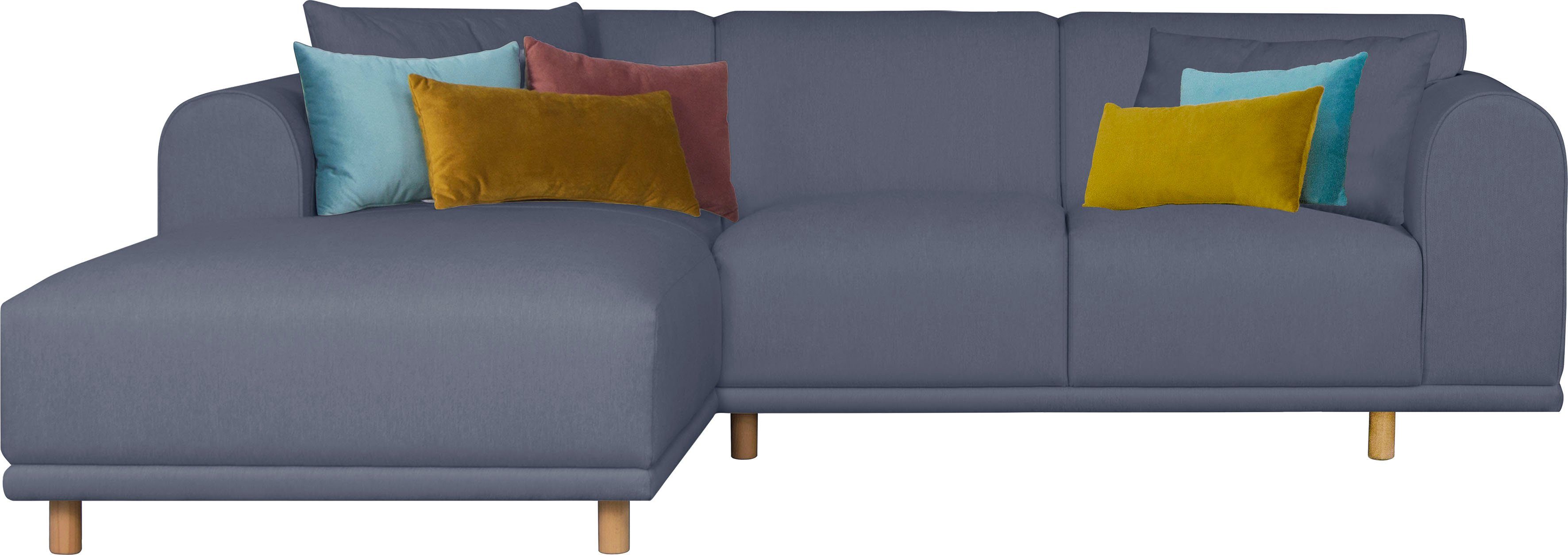 andas Ecksofa Maroon L-Form, in skandinavischem günstig online kaufen