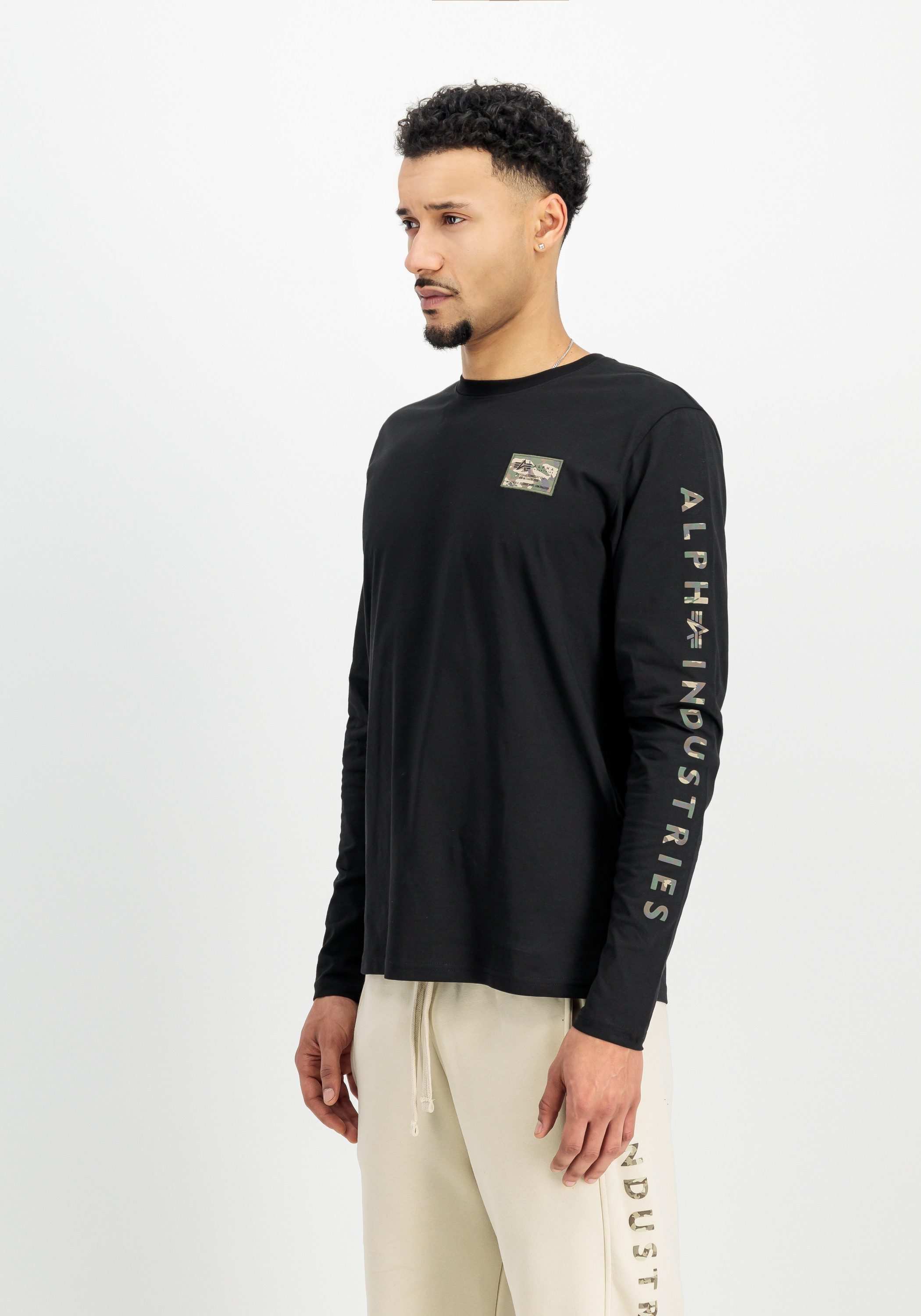 Alpha Industries Longsleeve Camo Sleeve Longsleeve