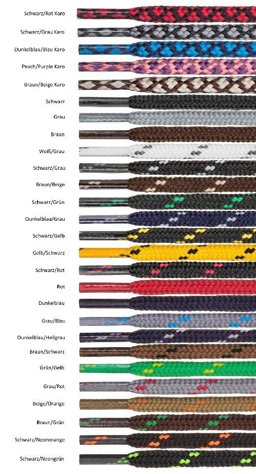 Di Ficchiano Schnürsenkel runde SCHNÜRSENKEL ø 4,5 mm für Trekkingschuhe von Di Ficchiano