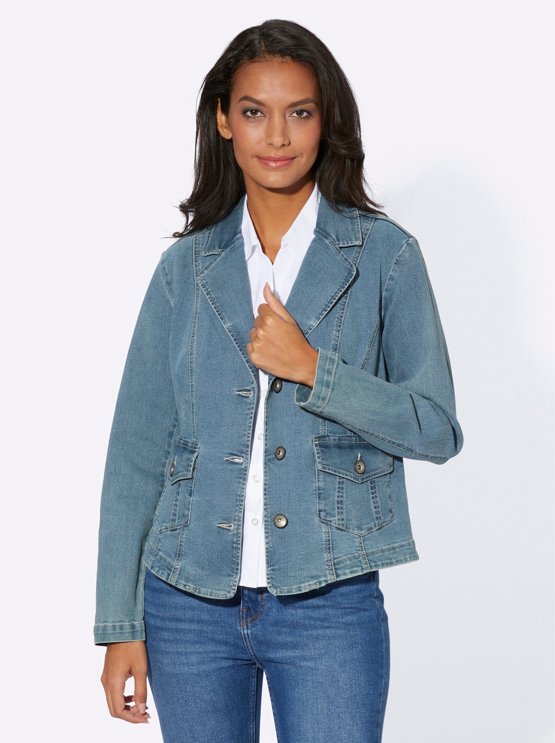 Witt Blusenblazer Jeansblazer