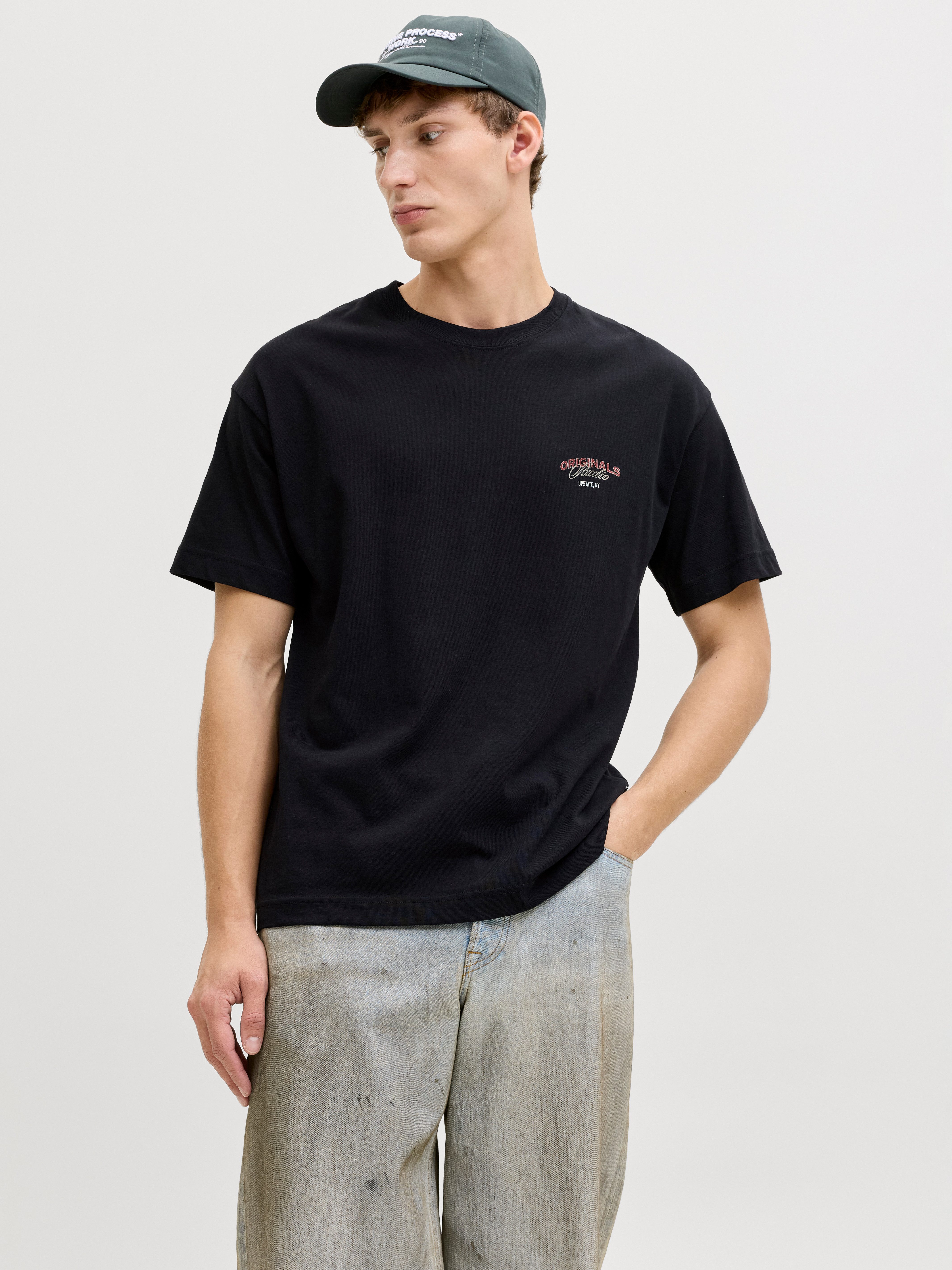 Jack & Jones T-Shirt JORUPSTATE GRAPHIC BACK TEE SS CN günstig online kaufen