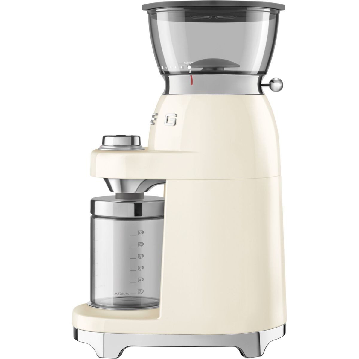 Smeg Kaffeemühle CGF03CREU Kaffeemühle creme – Bild 3 von 5