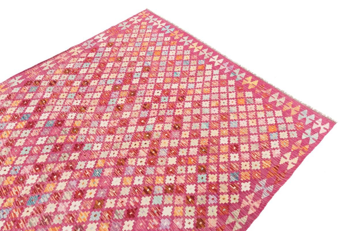 Orientteppich, mm Nain Afghan Höhe: Trading, 214x286 3 Handgewebter Orientteppich rechteckig, Kelim