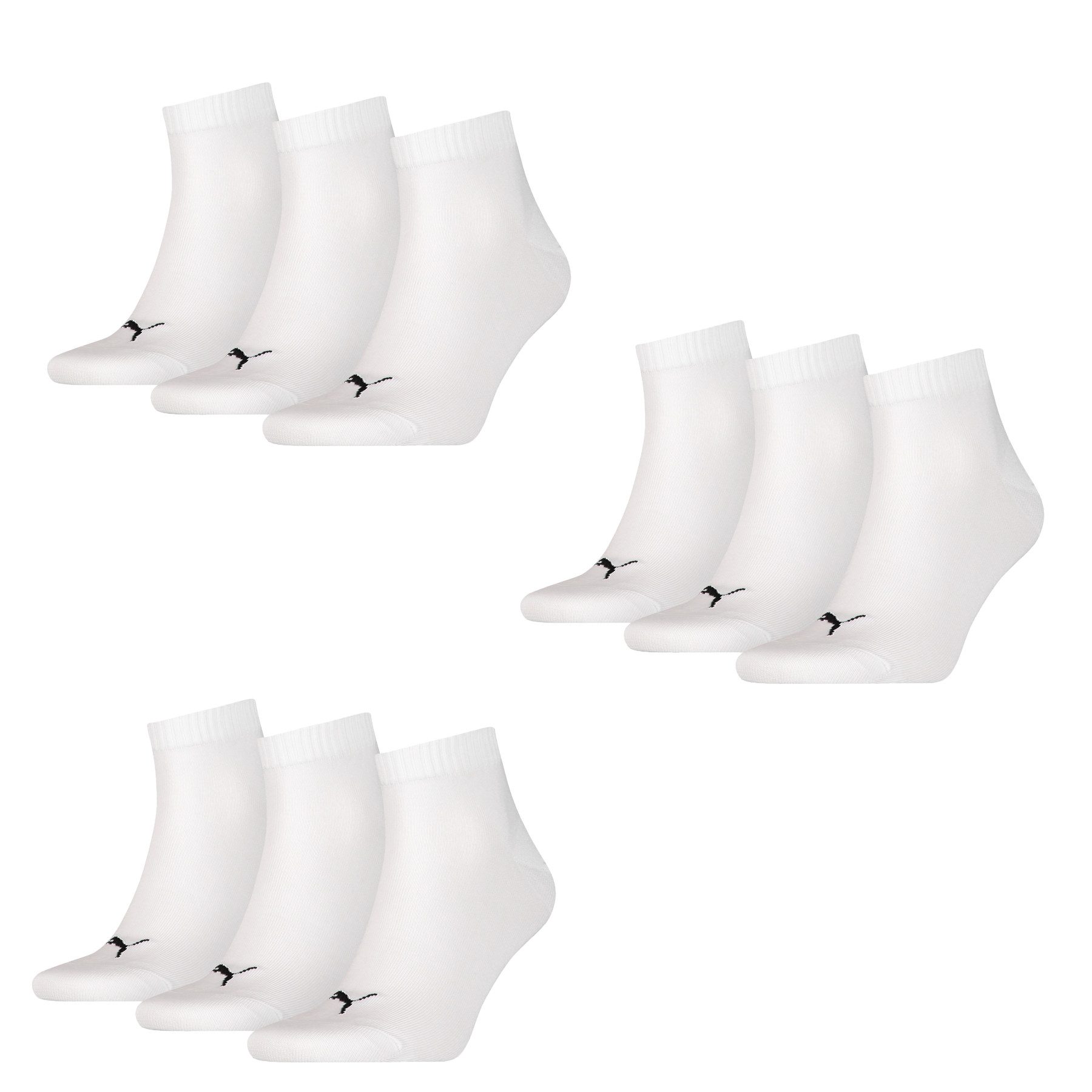 PUMA Kurzsocken Bequeme Quarter Socken aus Baumwollmischung (9-Paar) günstig online kaufen