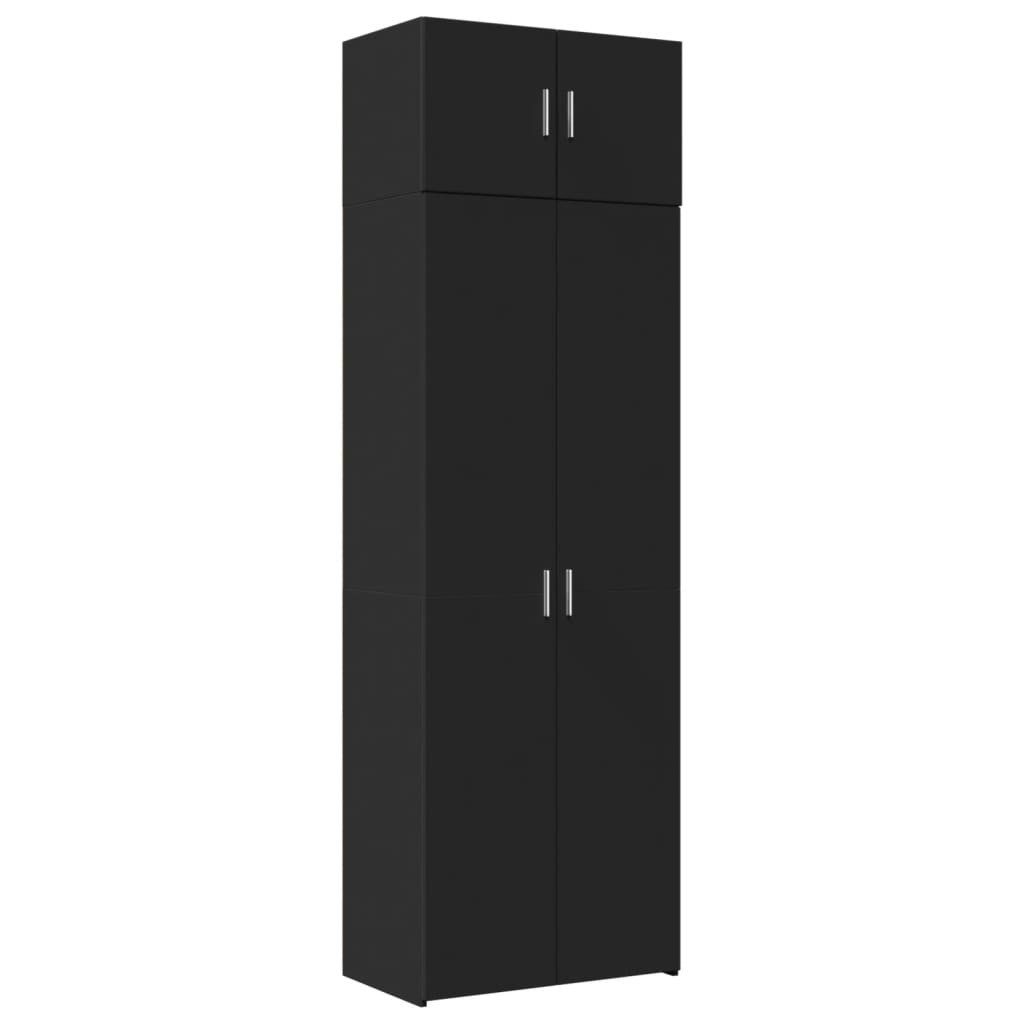 vidaXL Sideboard Hochschrank Schwarz 70x42,5x225 cm günstig online kaufen