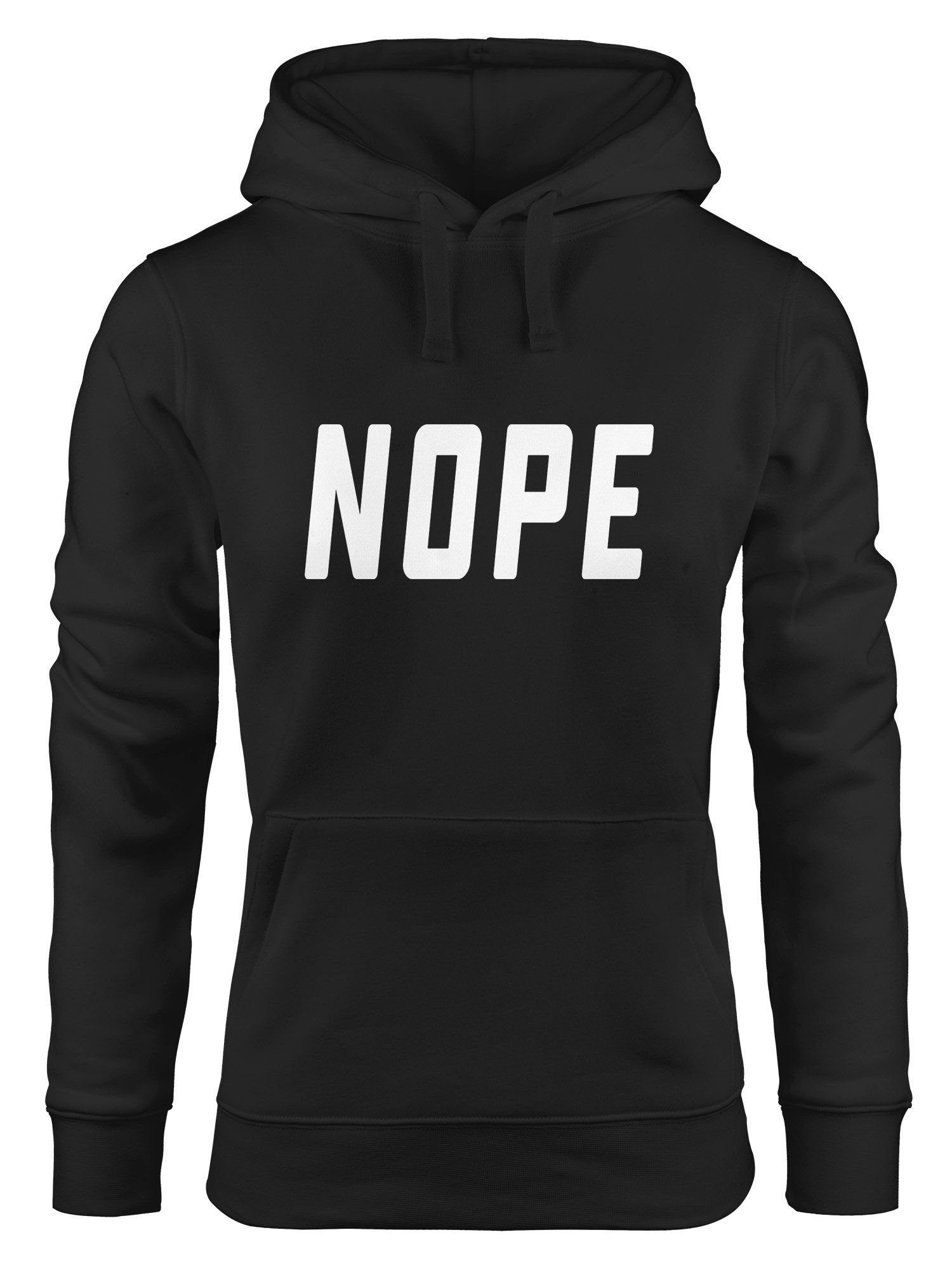 Hoodie Kapuzen-Pullover Damen NOPE Hoodie