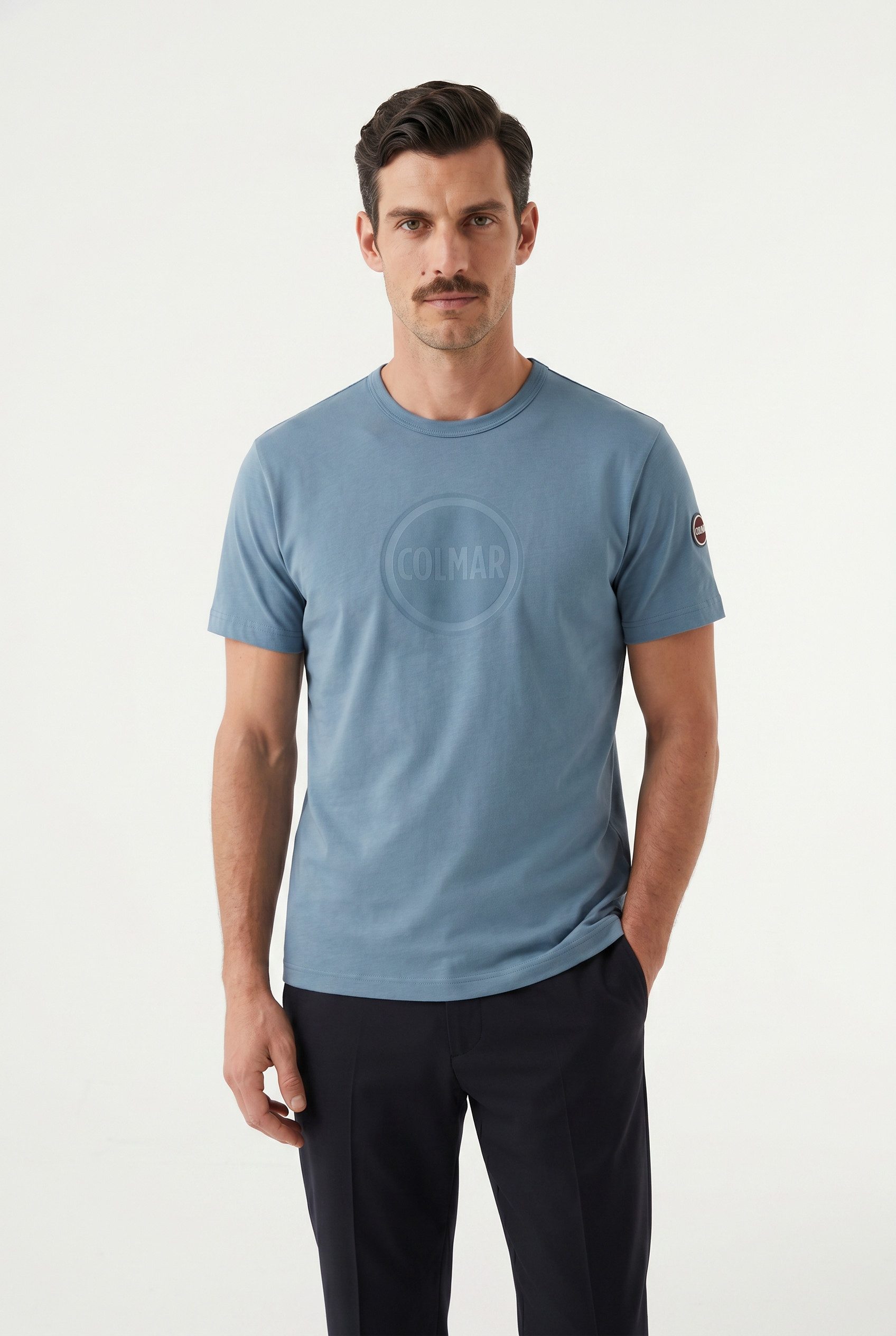 Colmar T-Shirt MENS T-SHIRT mit Logo, Rundhals, regular fit