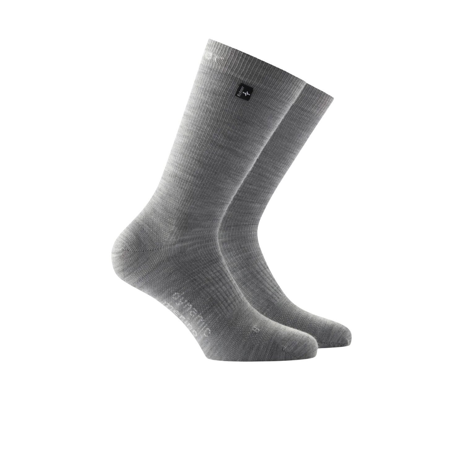 Wandersocken Dynamic Merino hellgrau - 1 Paar