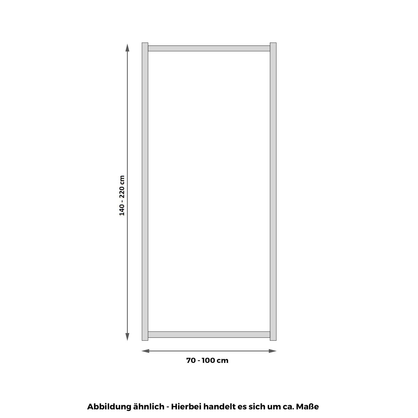 Rollrost Auflagerrahmen für Rollrost 80 x 190 cm für Lattenrost Bettrost, TUGA-Holztech – Bild 4 von 4