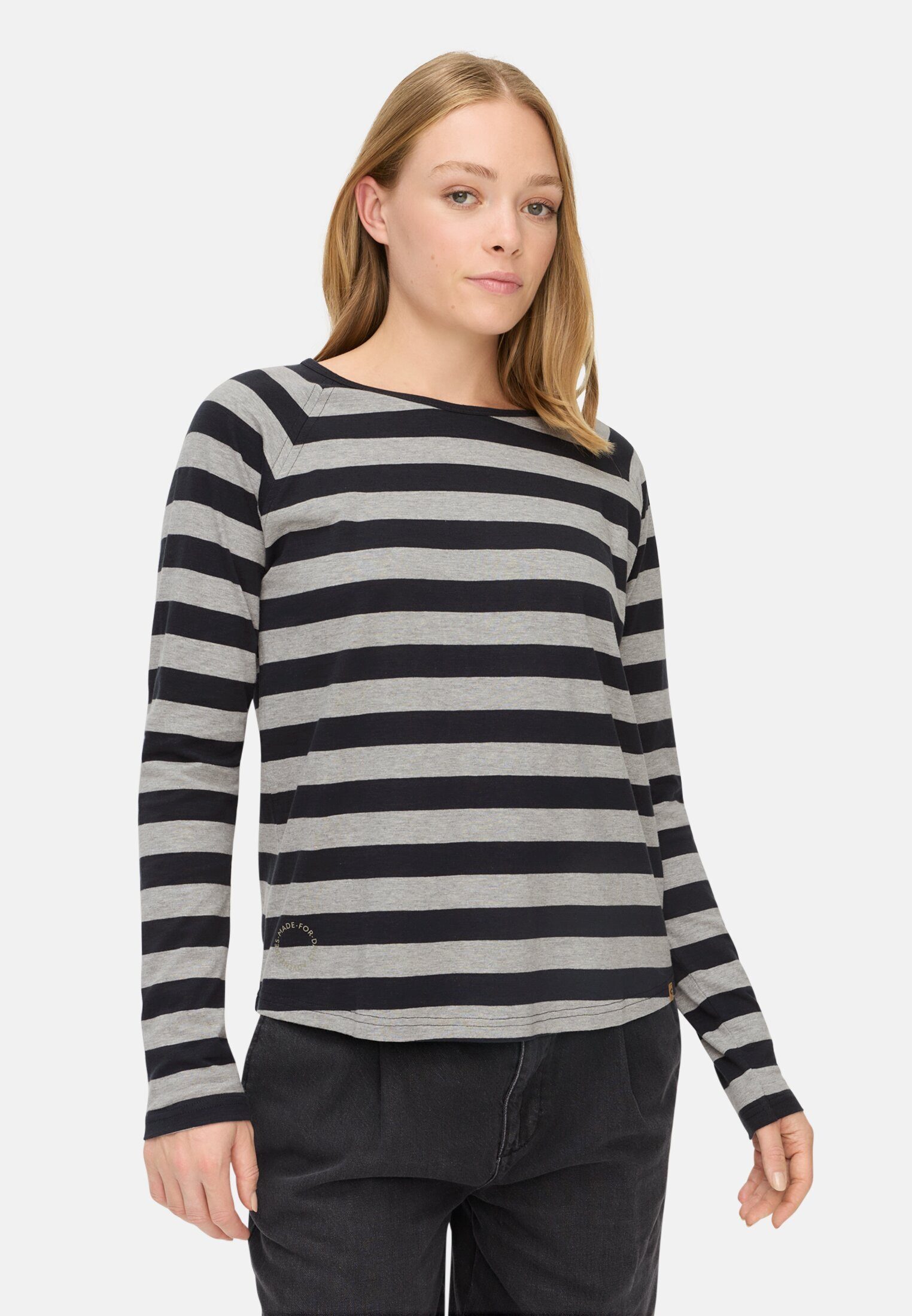 camel active Langarmshirt mit Raglanärmeln Langarm Rundhals günstig online kaufen