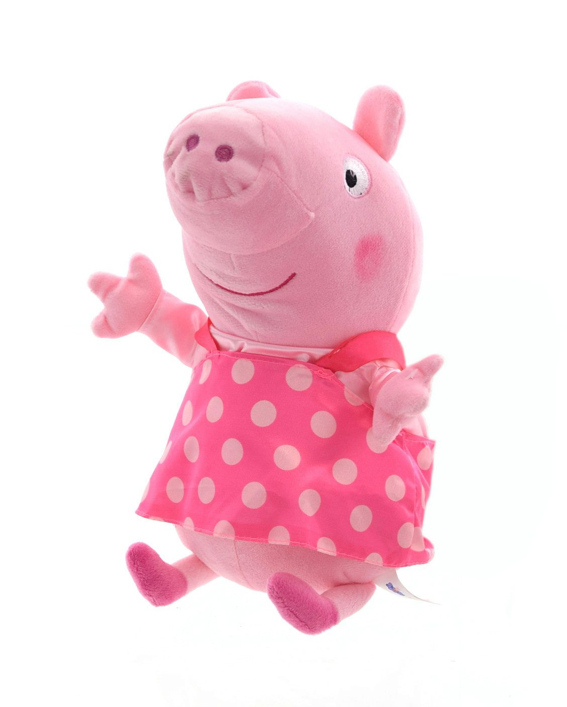 Play by Play Kuscheltier Peppa Wutz Plüschfigur (31cm) Peppa gepunktetes Kleid