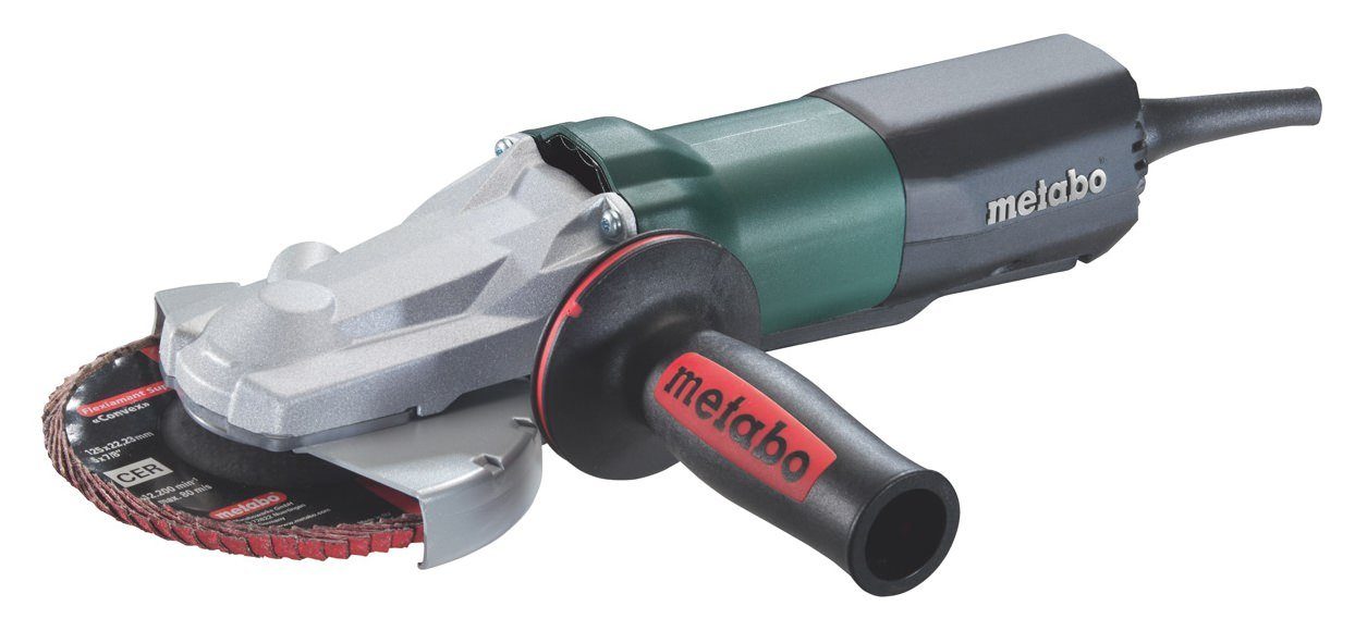 Safety WEPF U/min, Flachkopf 8200 9-125 mit max. Winkelschleifer Protect Switch im Karton Quick, metabo