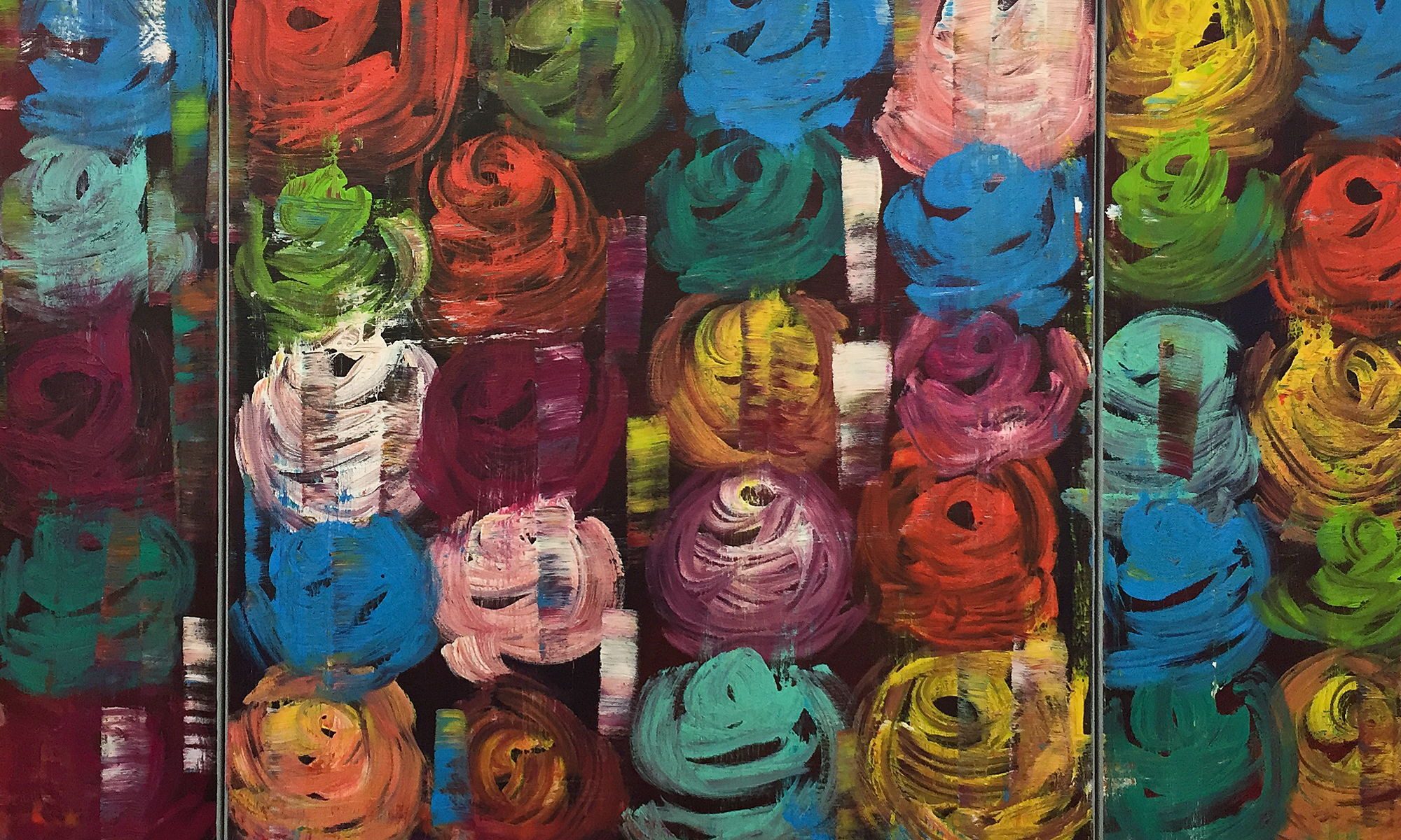 WandbilderXXL Gemälde Summer In The City 180 x 60 cm, Abstraktes Gemälde, handgemaltes Unikat