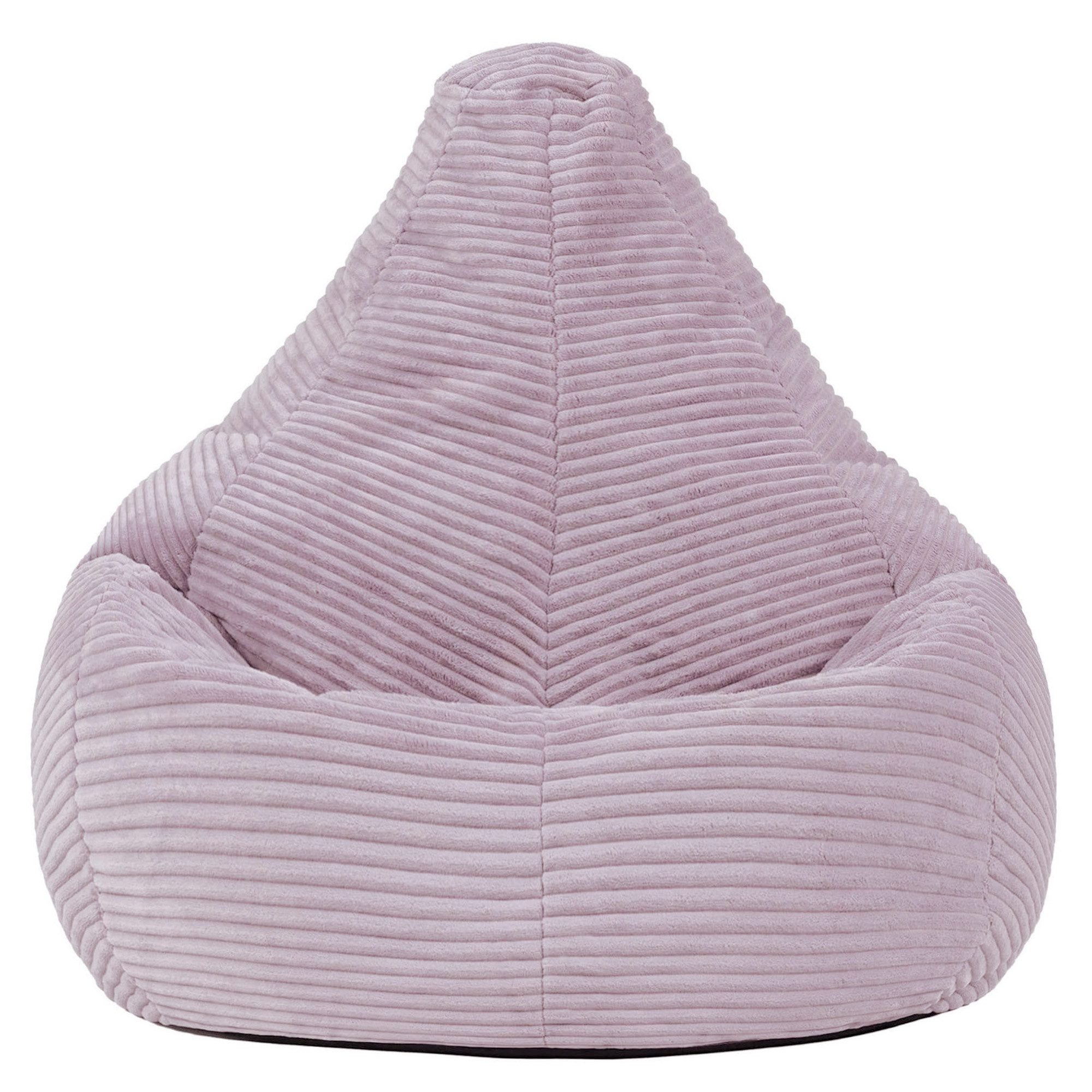 icon Sitzsack Kinder Sessel aus Cord Flauschig „Dalton", 69x59x65cm, Made in Germany, für Kinderzimmer, mit Füllung – Bild 4 von 5
