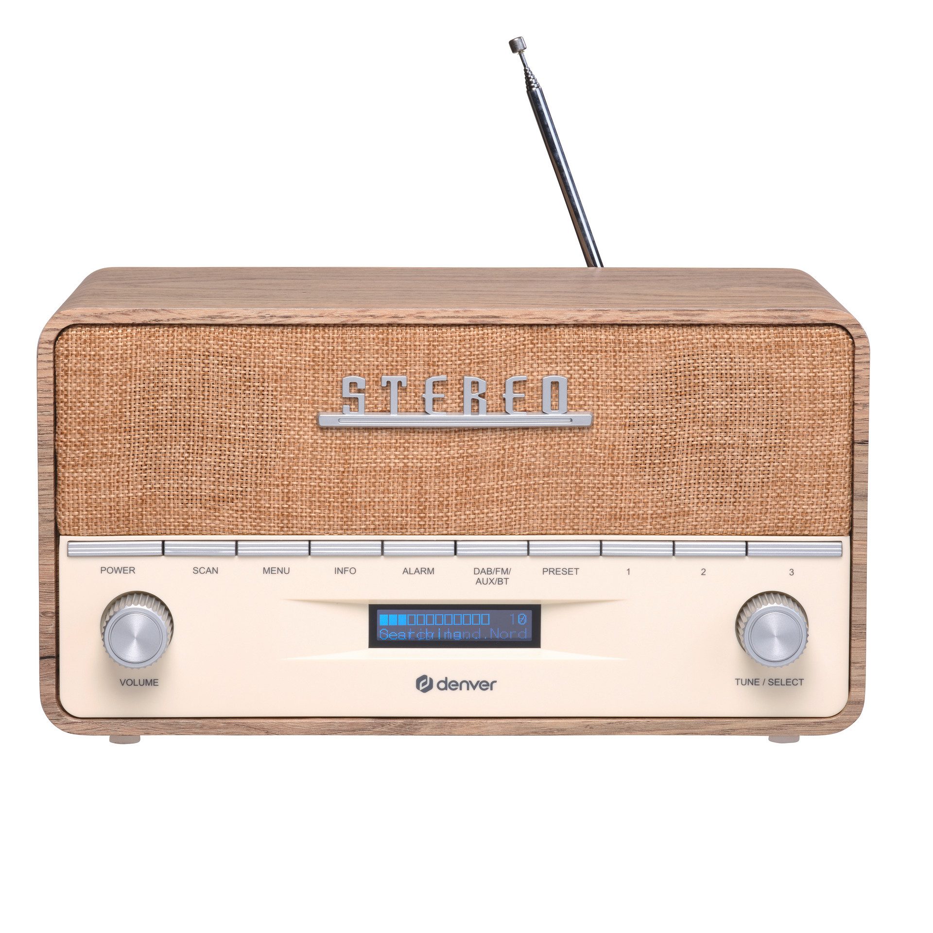 Denver Electronics Denver DAB-36LW Digitalradio (DAB) (Digitalradio (DAB), FM-Tuner, 5 W, Bluetooth)