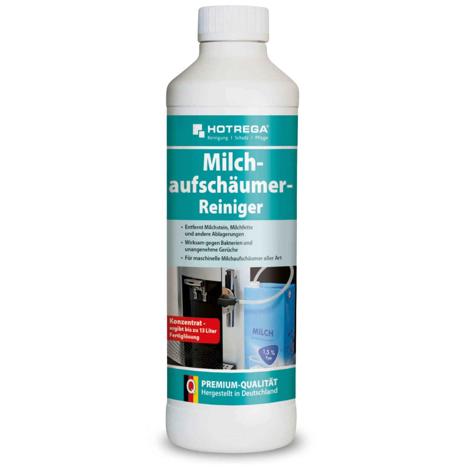 HOTREGA® Milchaufschäumer Reiniger Geruchsvernichtend und Antibakteriell 500ml Universalreiniger