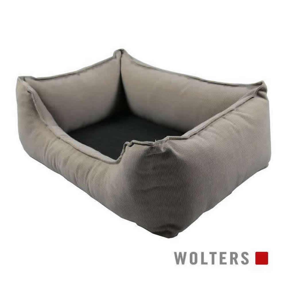 Wolters Tierbett Dog Lounge Noble Stripes beige/granit