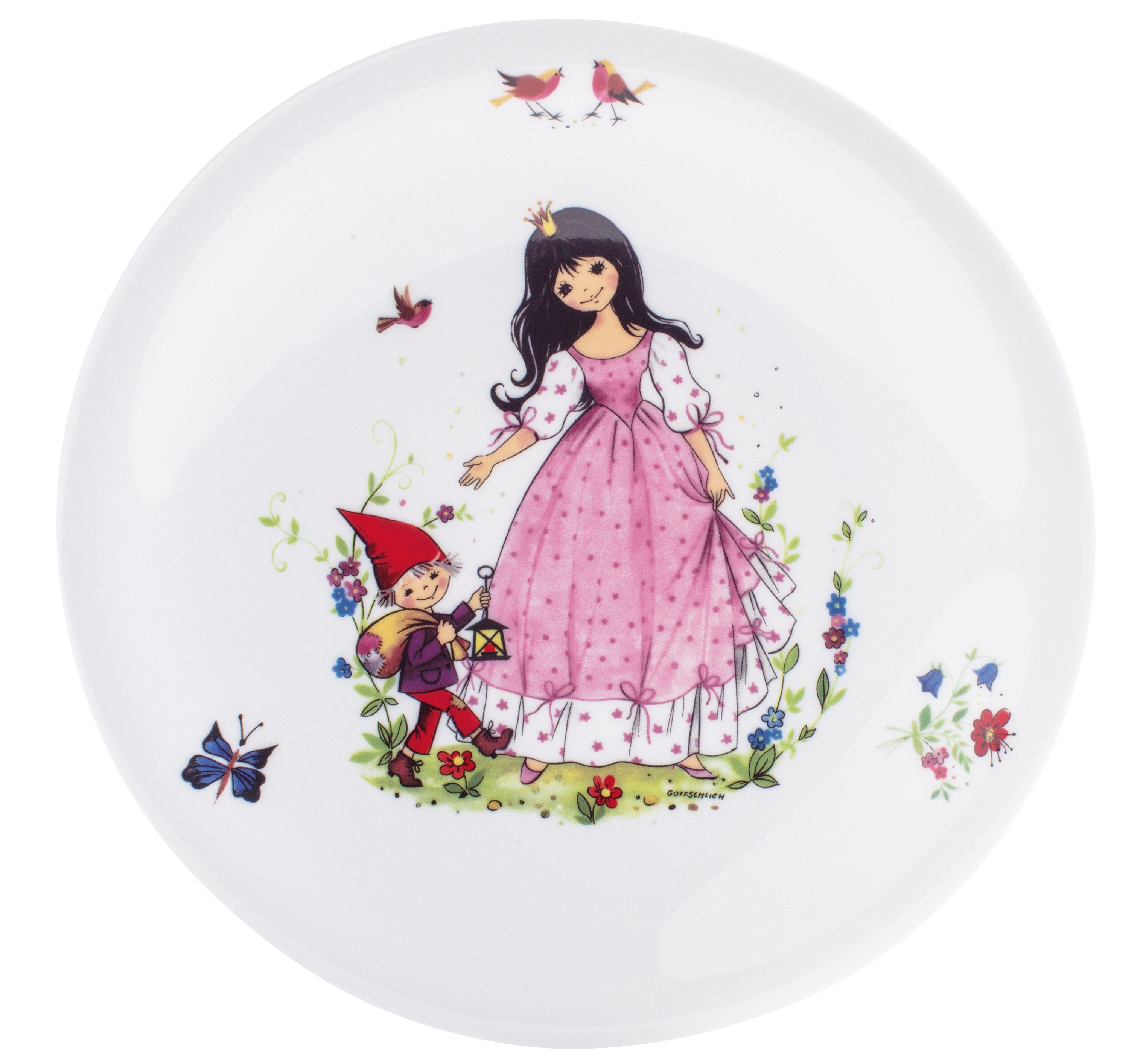 KAHLA Frühstücksteller Kids, Kinderteller 21,5 cm, (1 St), spülmaschinenfest, mikrowellenfest, stapelbar, Made in Germany