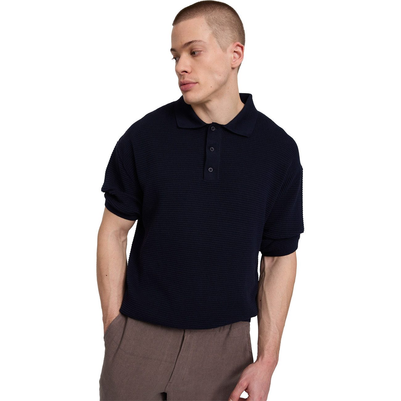 MAZINE Poloshirt Knit Polo Knit Polo
