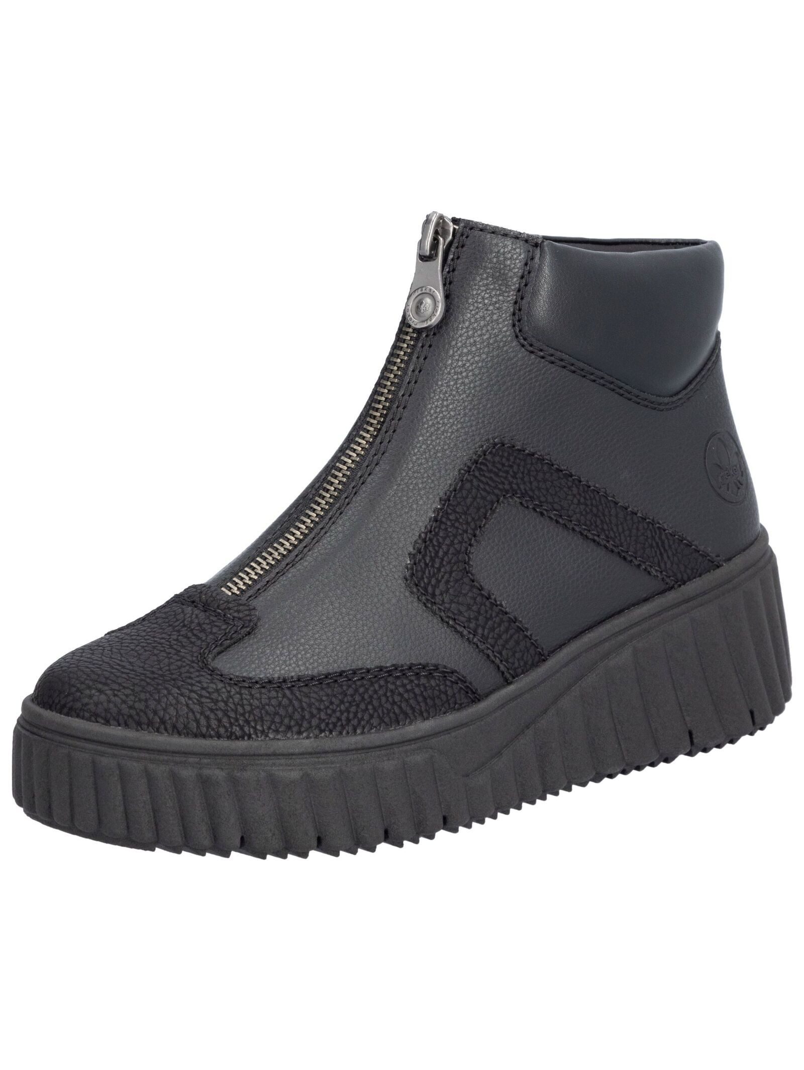 Rieker Stiefelette Lederimitat Keilstiefelette günstig online kaufen