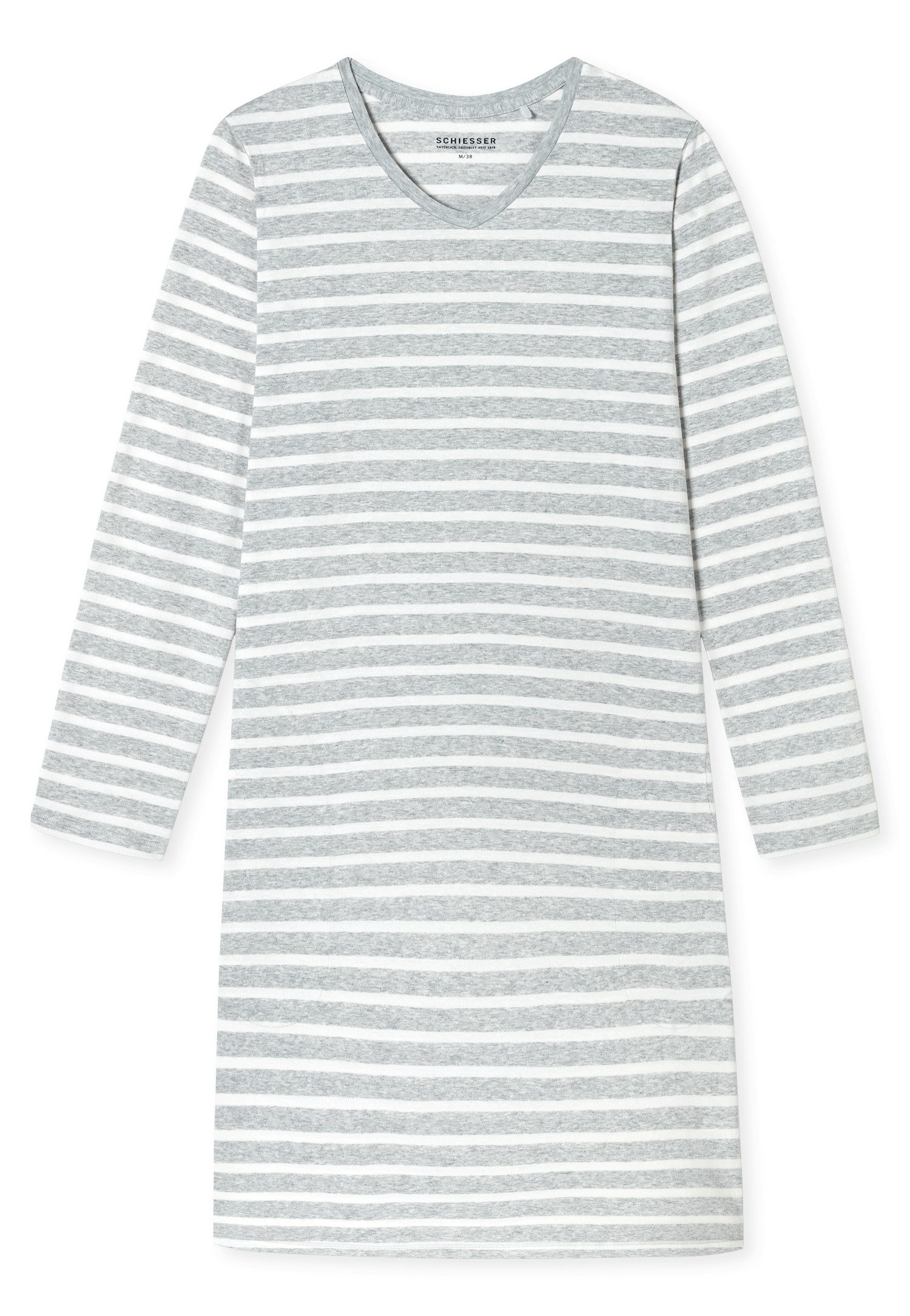 Schiesser Nachthemd Casual Essentials (Packung) mit leichtem V-Ausschnitt günstig online kaufen