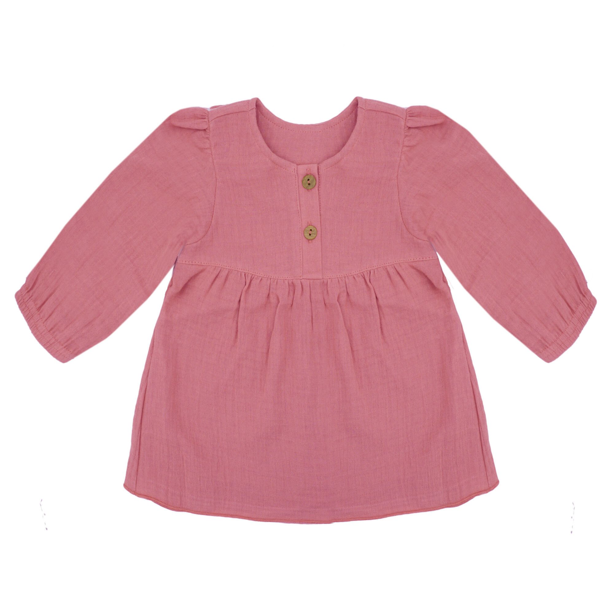 MAXIMO Shirtbluse GOTS BABY GIRL-Bluse langer Ärmel, Musselin