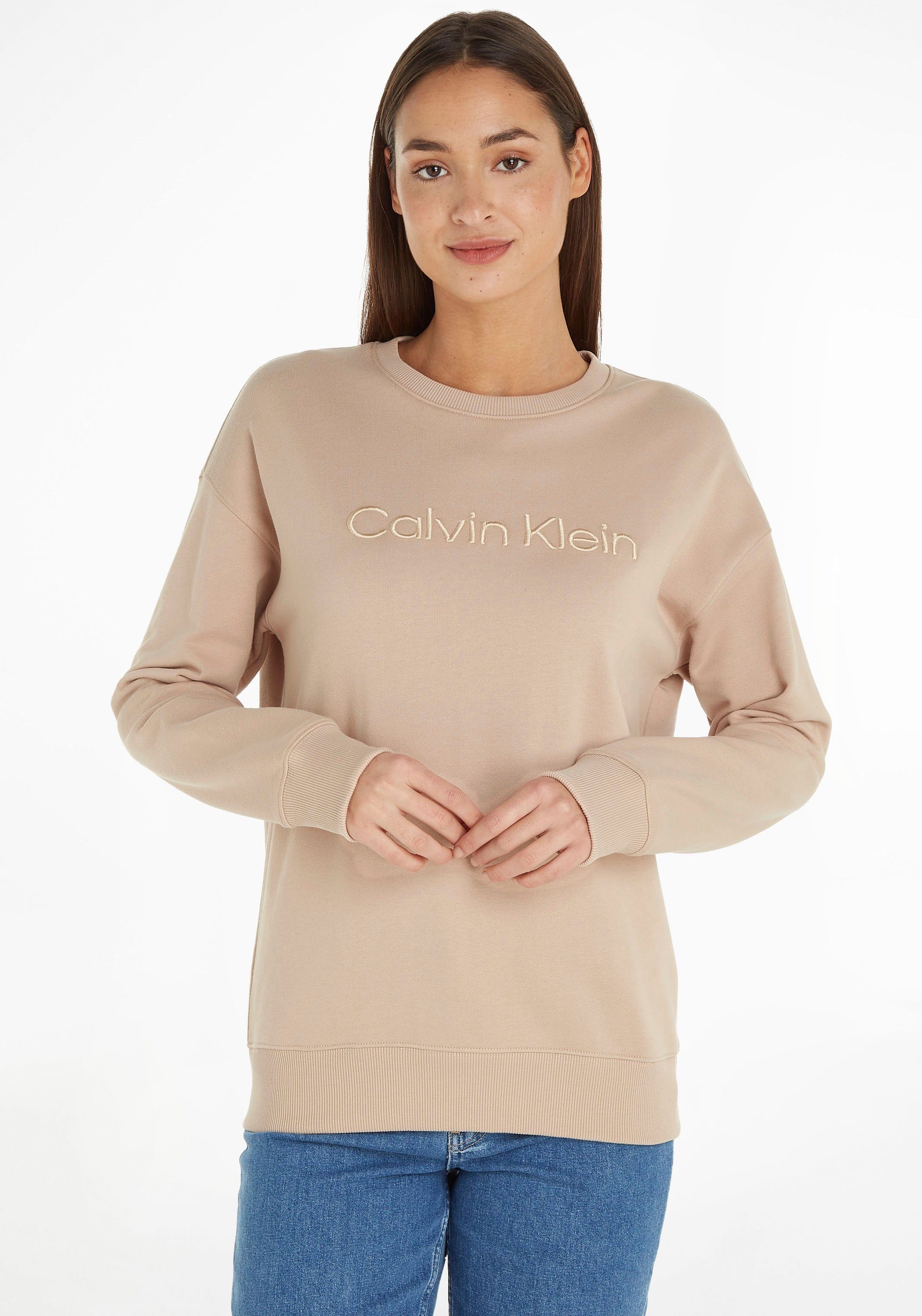 Calvin Klein Sweatshirt mit Rundhalsausschnitt