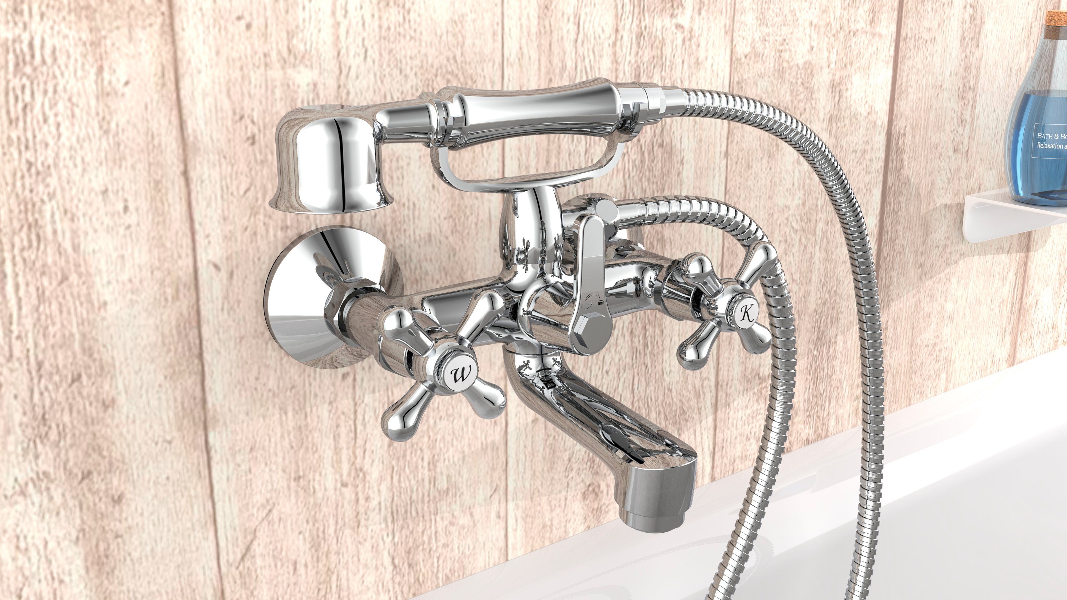 Schütte Wannenarmatur Elk (Set) Mischbatterie Badewanne, günstig online kaufen