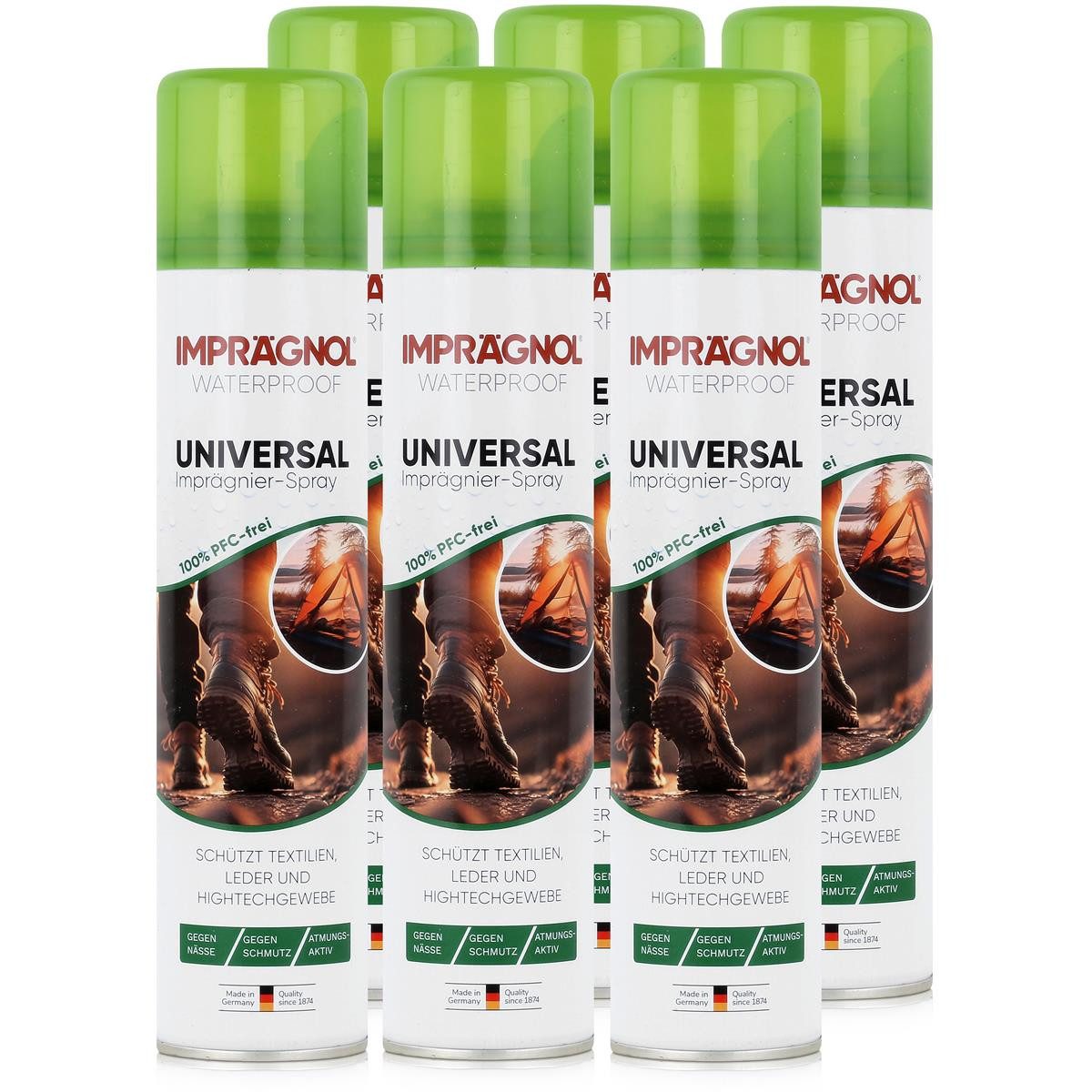 Imprägnol Imprägnol Universal Imprägnier-Spray 400ml schützt Textilien & Leder (Spezialwaschmittel