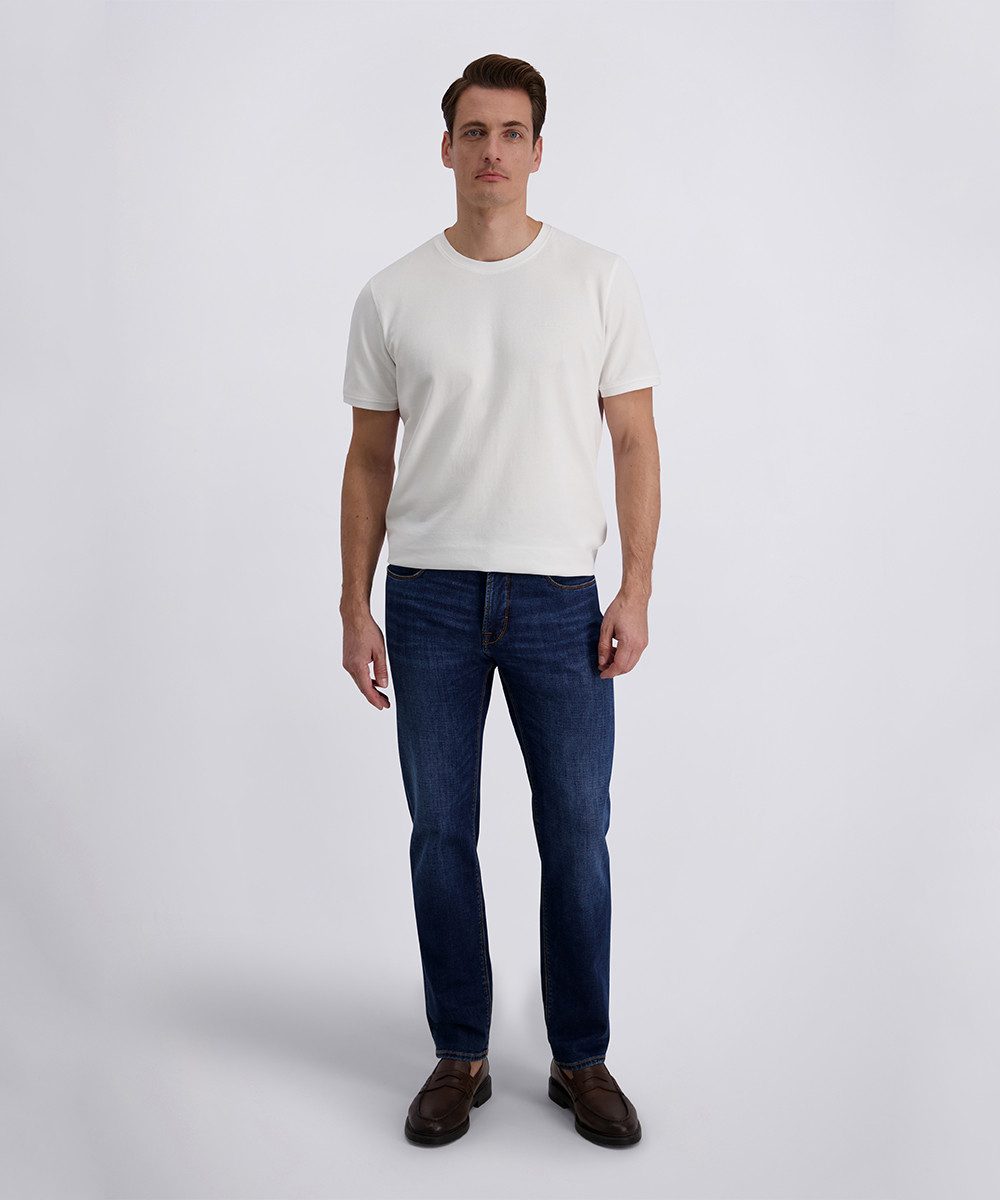 Pierre Cardin 5-Pocket-Jeans PIERRE CARDIN LYON dark blue used 34506 8166.6812 - LEFTHAND TWILL