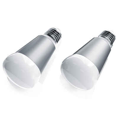 BEARWARE Smarte LED-Leuchte, Wifi Smart Lampe, RGB Farbwechsel dimmbar, E27-Gewinde, 7W, 420 Lumen