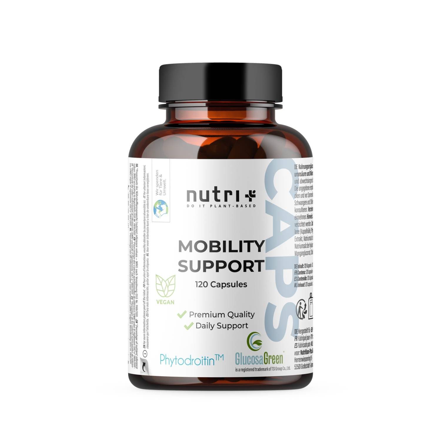 nutri+ Mobility Support Gelenk Kapseln mit Glucosamin + Chondroitin Kapseln