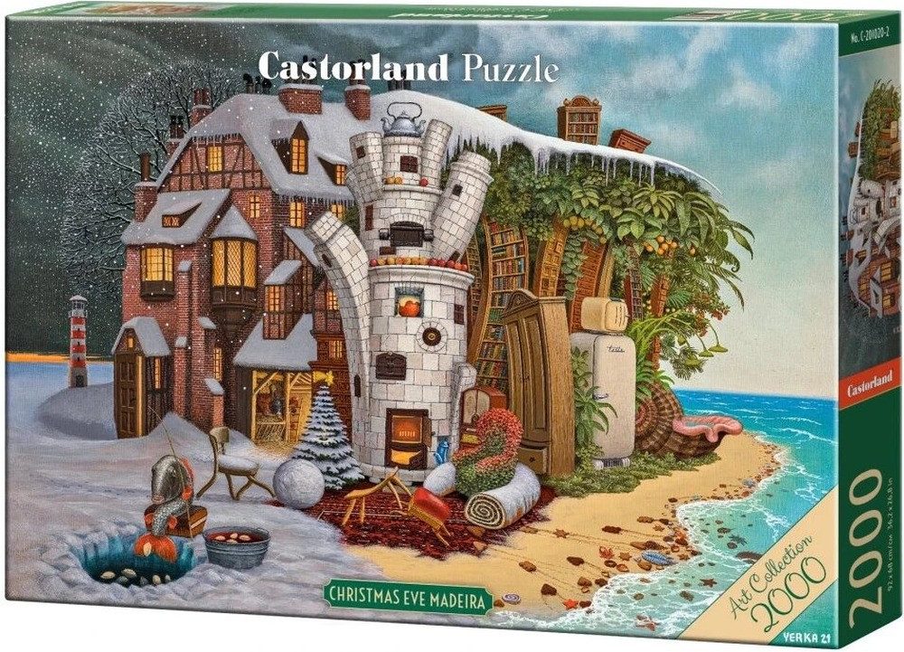 Castorland Puzzle CASTORLAND Puzzle-Kunstsammlung: Eine Nacht auf Madeira, Puzzleteile