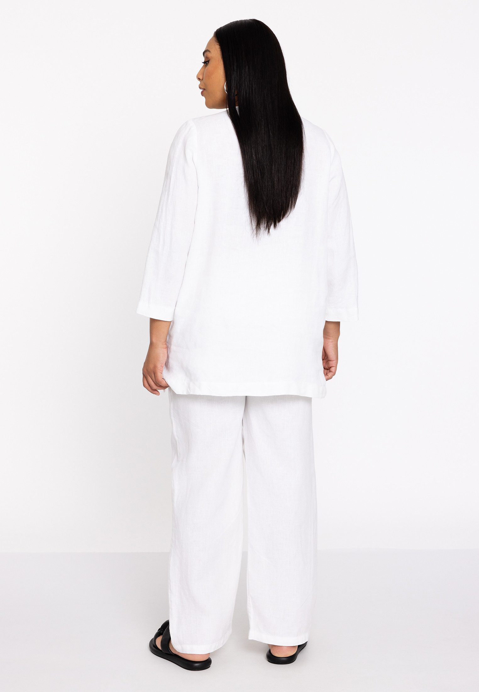 YOEK Bootcuthose Damen Hose Lockere Passform