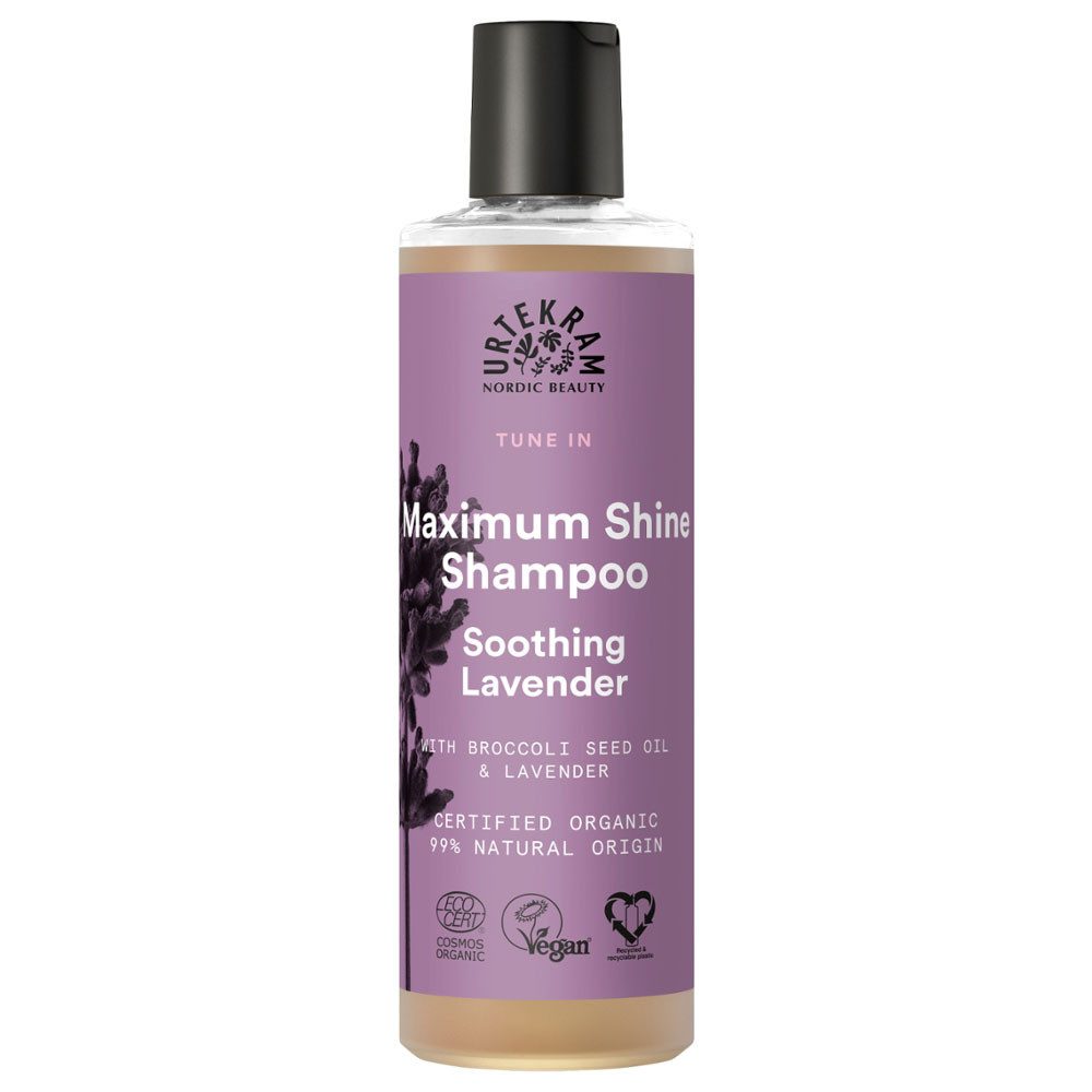 Urtekram Haarshampoo Soothing Lavender Shampoo, Lila, 250 ml