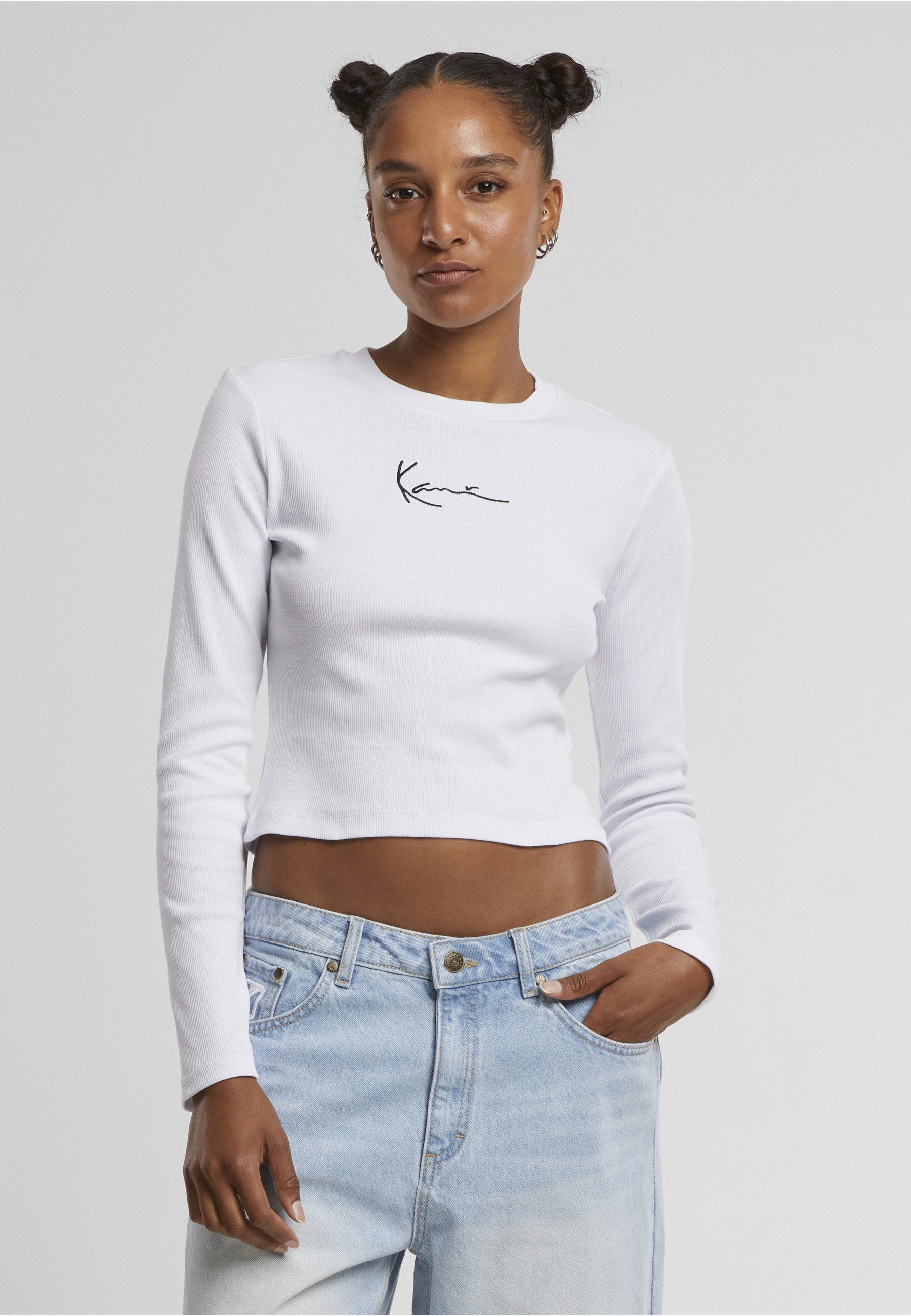 Karl Kani Longsleeve Karl Kani Karl Kani Small Signature Short Rib LS (1-tlg)