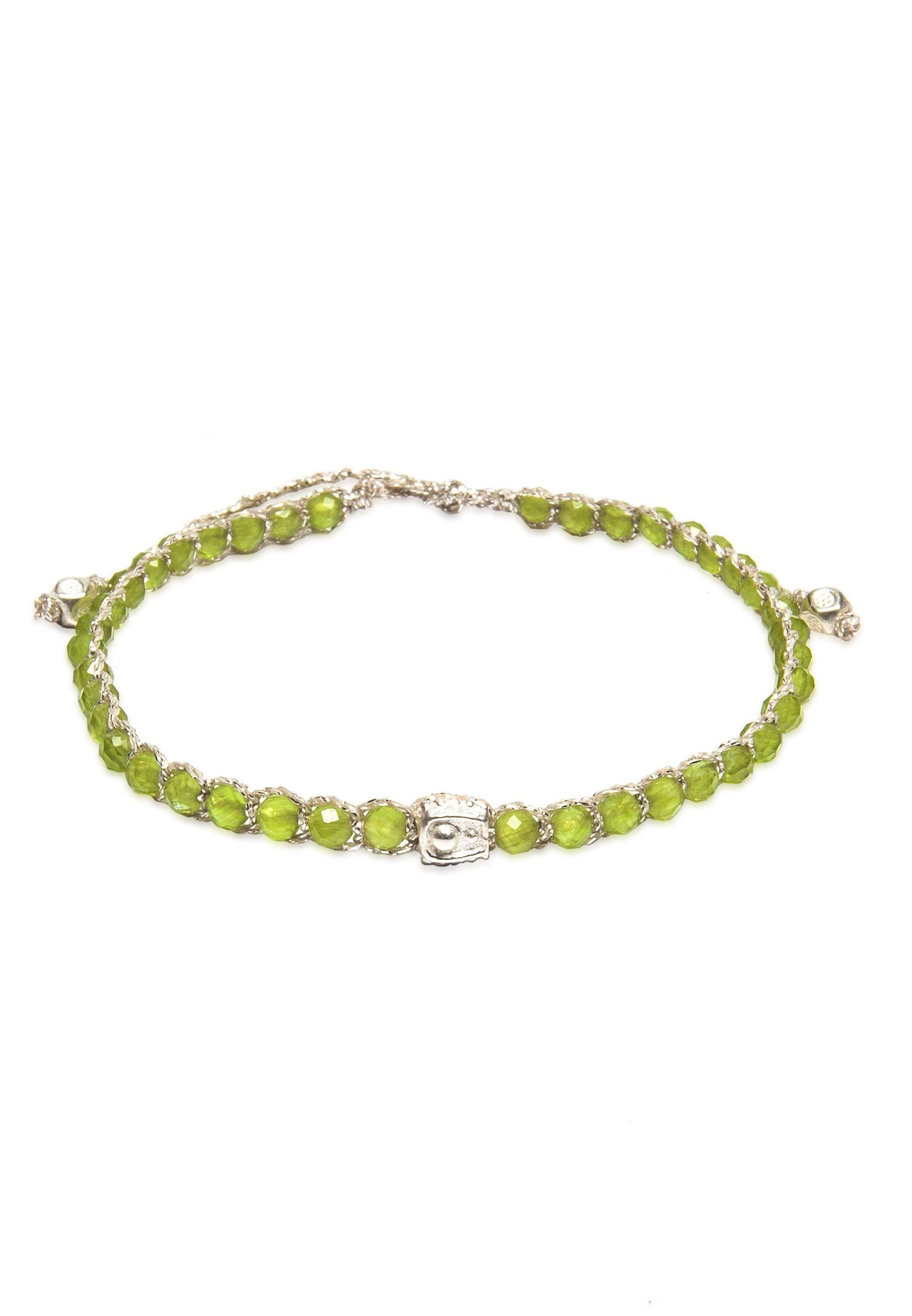 SAMAPURA Armband Peridot Armband, Silber Faden (kein Set, 1-tlg) günstig online kaufen