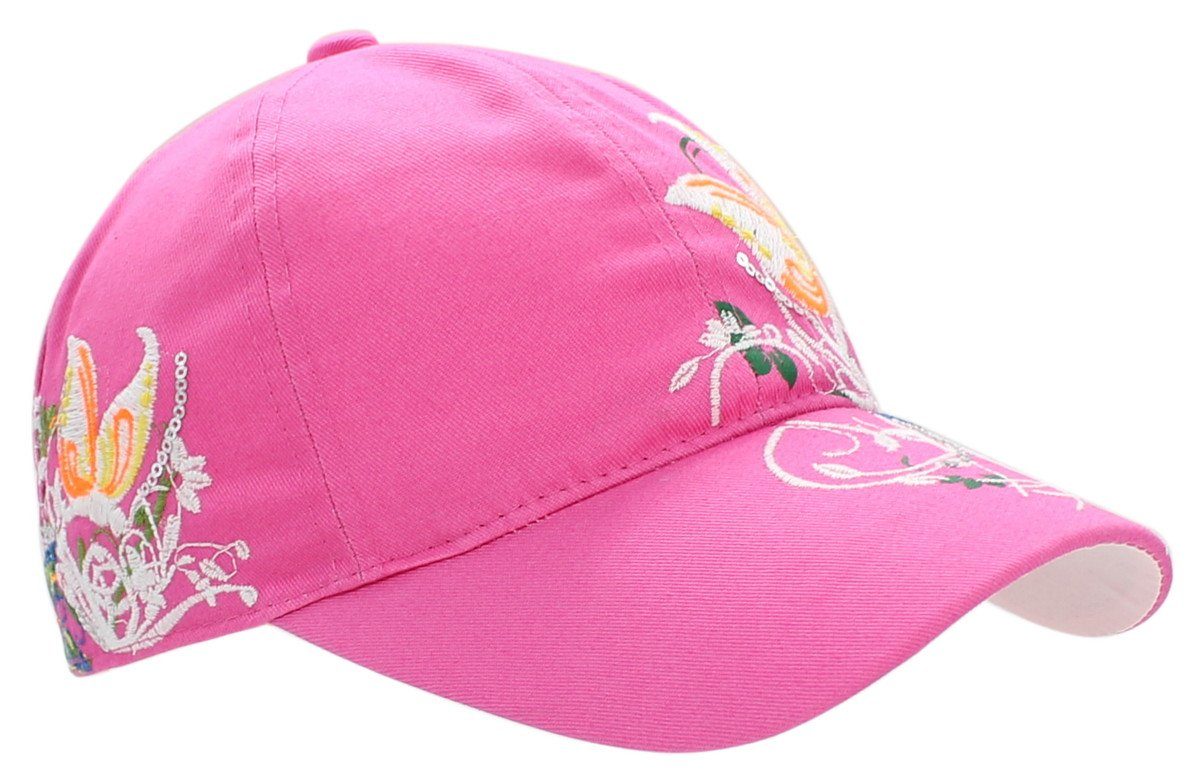 Frauen mit Belüftungslöcher Cap Sommerliche Baseballkappe Damen Bunt Baseball dy_mode Schirmmütze K230-Pink Kappe