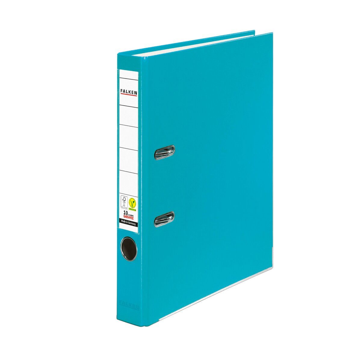 Falken Aktenordner Ordner PP-Color A4 50mm vegan türkis