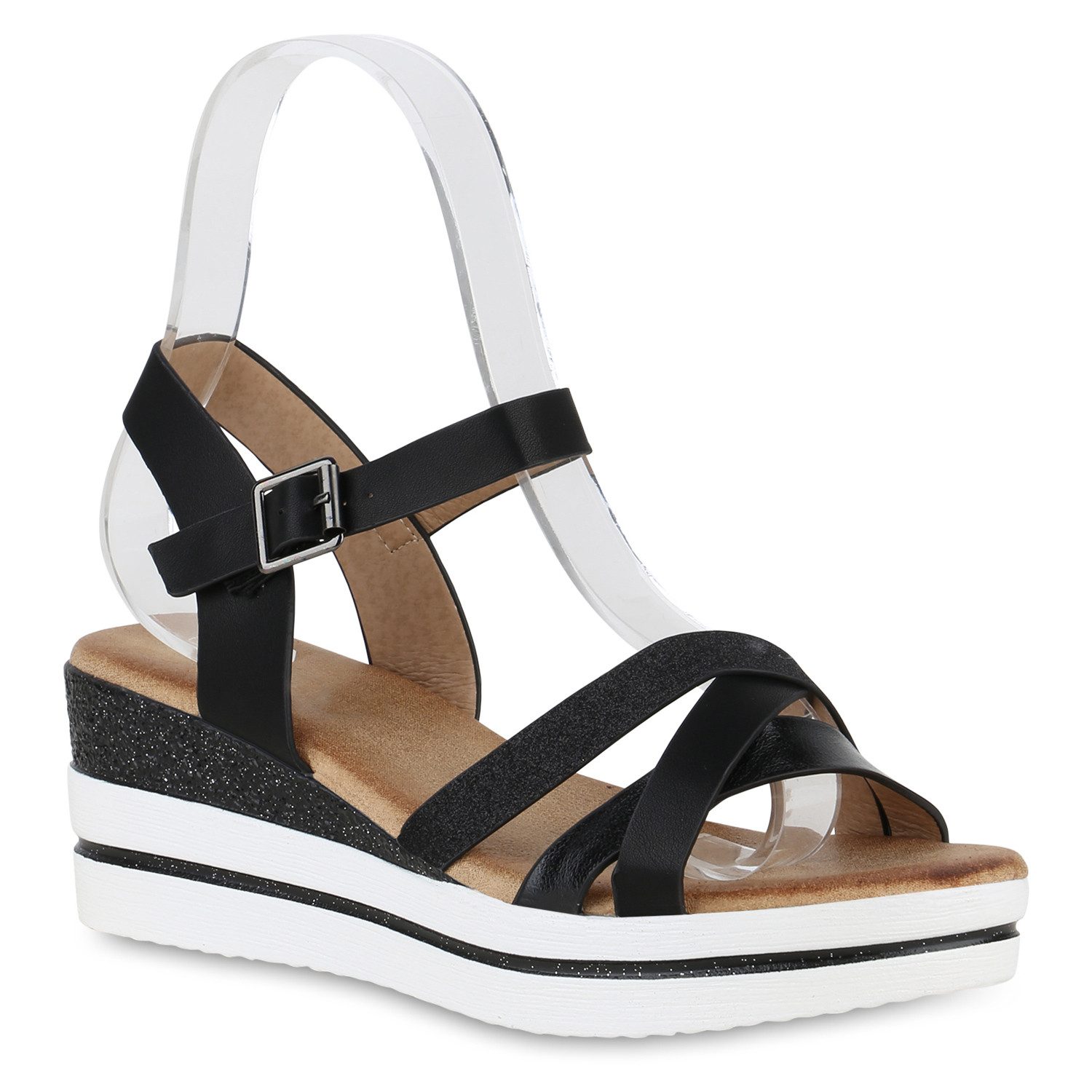 VAN HILL 840958 Plateausandaletten Schuhe günstig online kaufen