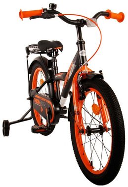 TPFSports Kinderfahrrad Volare Thombike 18 Zoll mit Rücktritt und Handbremse, 1 Gang, (Jungsfahrrad - Jungen Kinderrad - ohne Schaltung - Sicherheitsgriffe), Kinderfahrrad 18 Zoll - Jugend Fahrrad - Kinder Jugend Fahrrad Orange