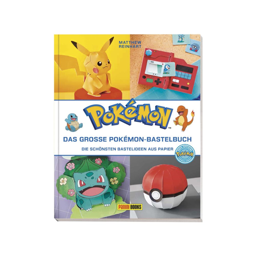 PANINI VERLAG Stickerbuch Pokemon Das grosse Pokemon Bastelbuch mit den schönsten Bastelideen