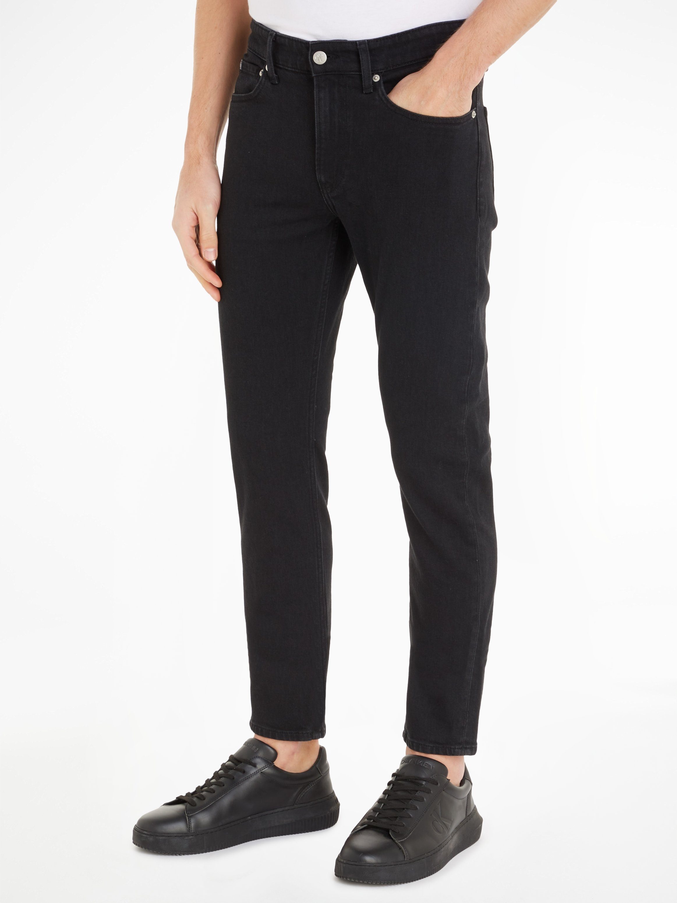 Calvin Klein Jeans Slim-fit-Jeans TAPER Denim SLIM Black