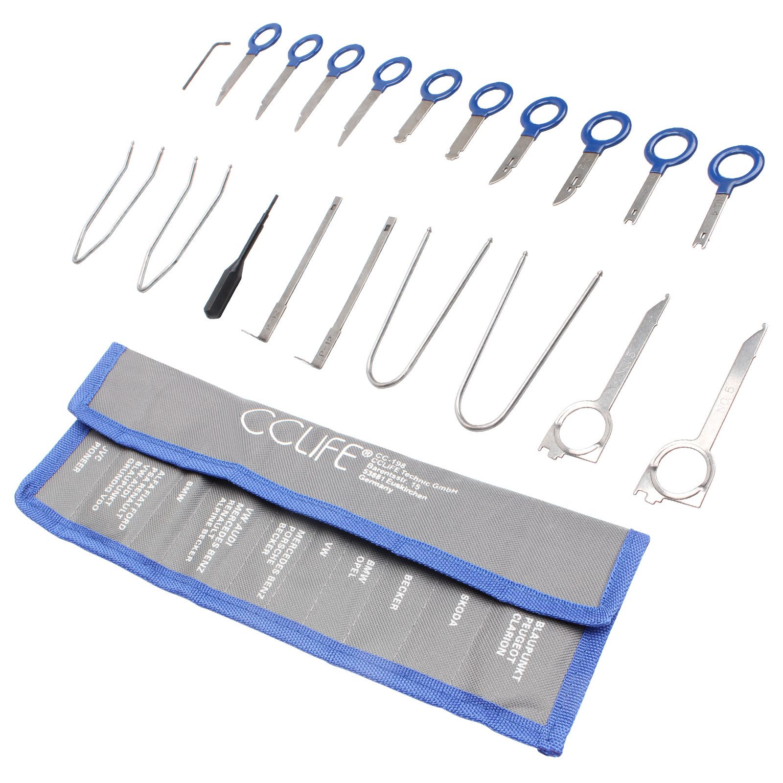 CCLIFE Kassettenabzieher Universal Autoradio Ausbauwerkzeug Set Ausbau Entr günstig online kaufen