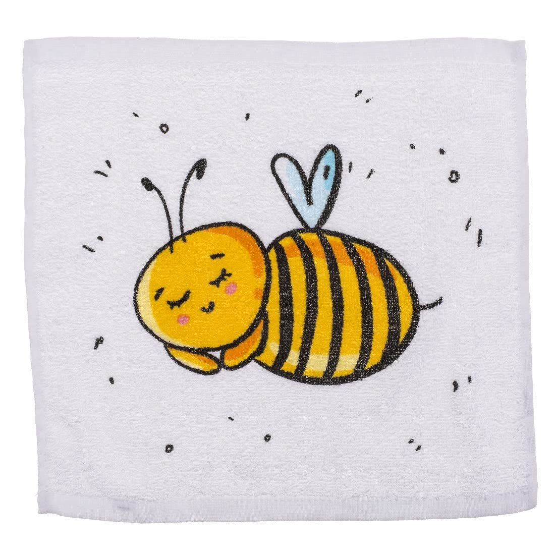 Bada Bing Handtuch Set Magisches Bienen Handtuch Zauberhandtuch Biene, Baumwolle (Honigbiene, 4-St), Komprimiert