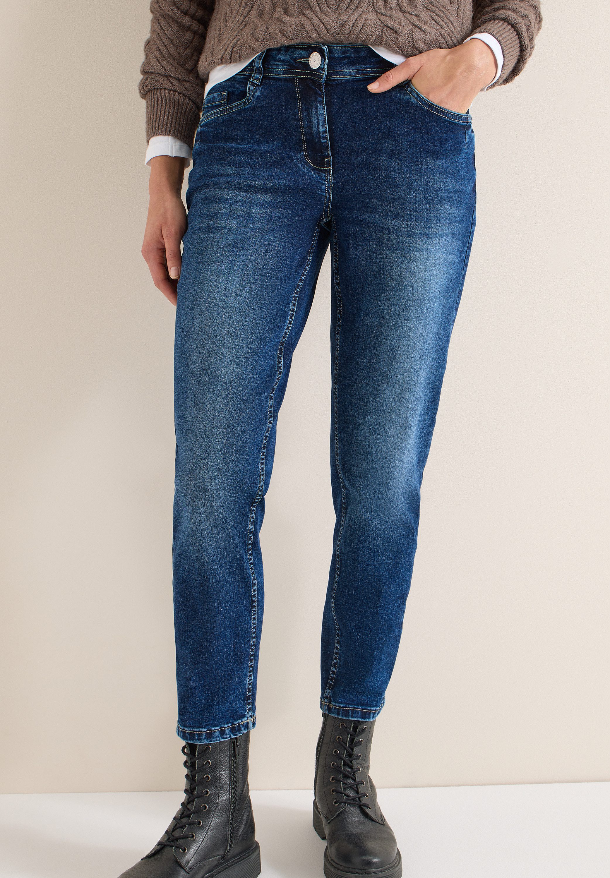 CECIL Slim-fit-Jeans Style Scarlett mit Stretch günstig online kaufen