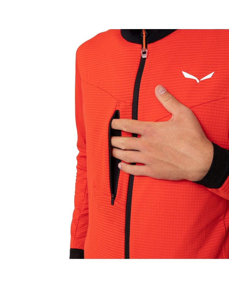 Salewa Fleecejacke Pedroc 2 Polarlite (leicht, warm) flamerot Herren