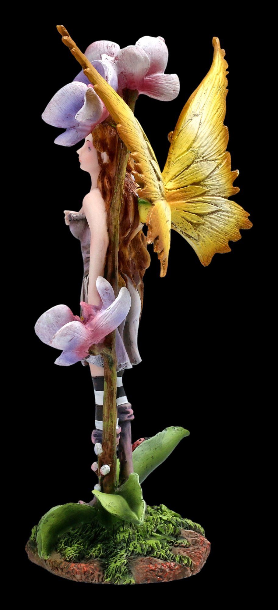 Figuren Shop GmbH Dekofigur Elfen Figur - Bluma mit Orchidee - Fee Fantasy Deko